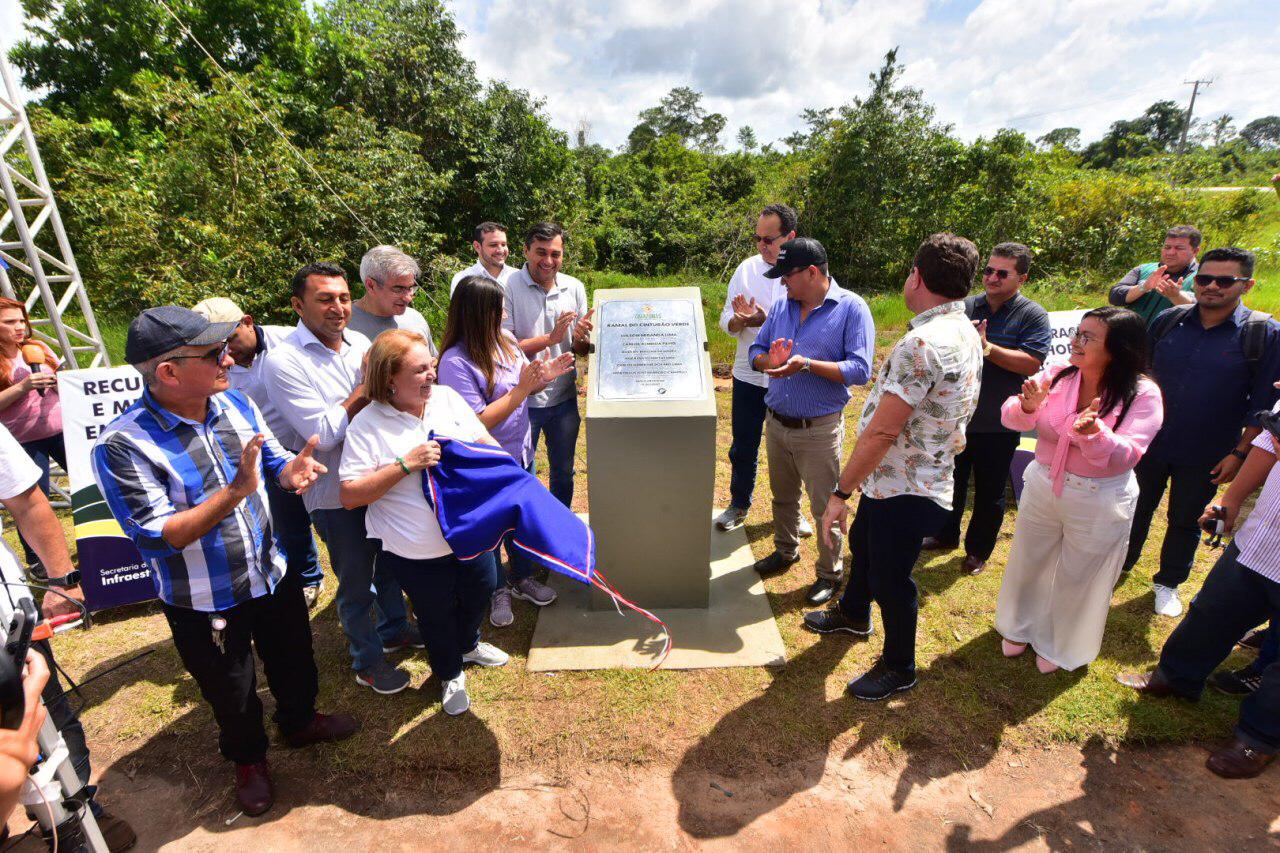 Wilson Lima inaugura Ramal do Cinturão Verde, no Careiro Castanho, e anuncia investimentos no município
