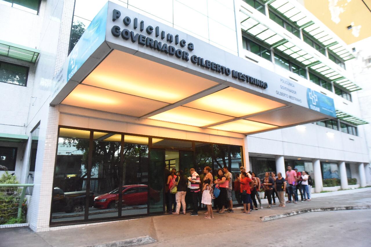 Durante o Carnaval mutirão de atendimentos na Policlínica Gilberto Mestrinho será promovido pelo Governo do Estado