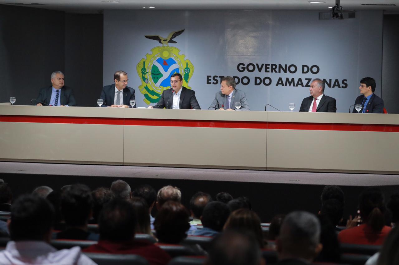 Wilson Lima assina protocolo de intenções com Banco da Amazônia para impulsionar negócios sustentáveis no AM