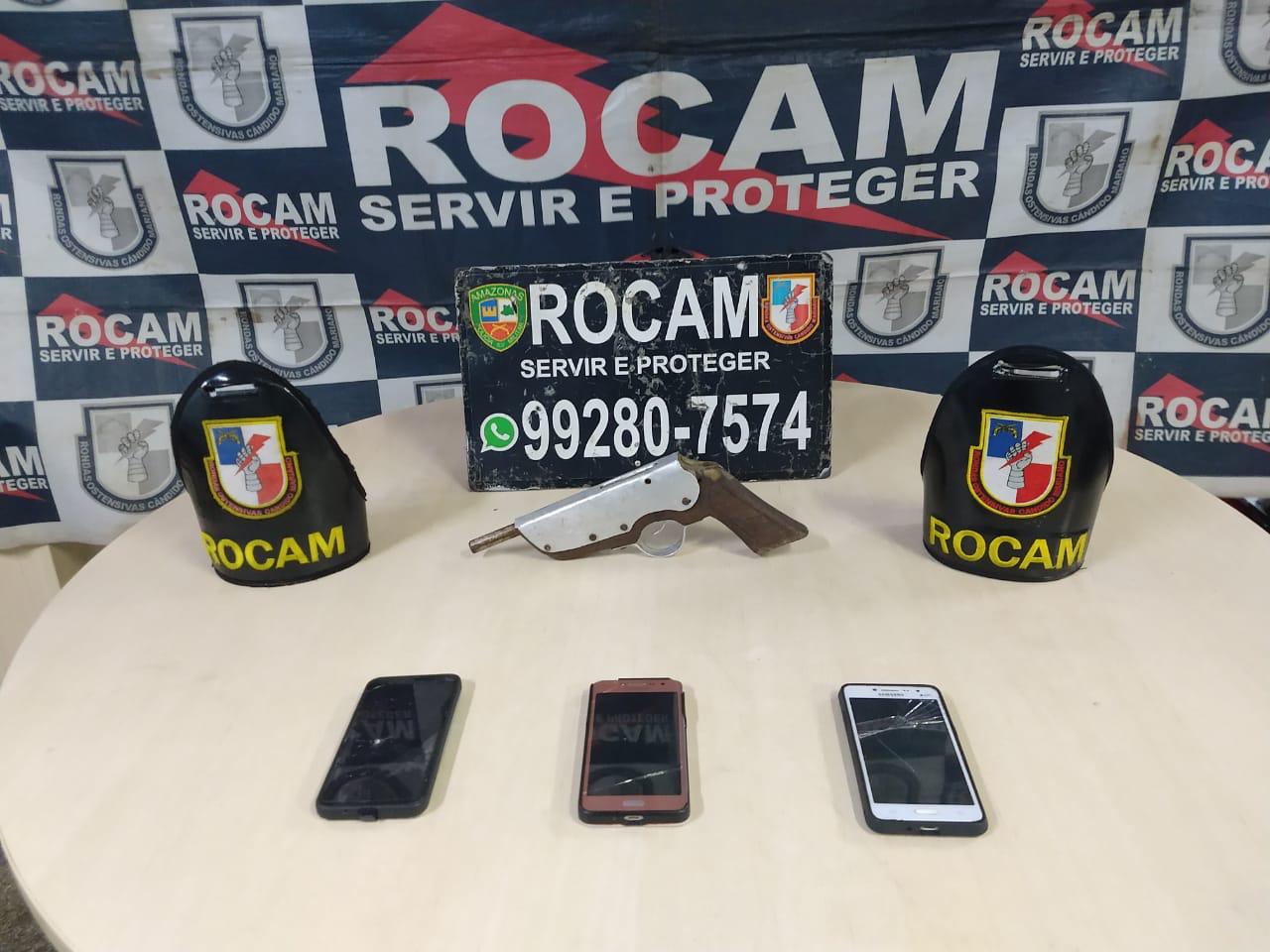Policiais militares da Rocam detêm suspeito de roubo na Redenção