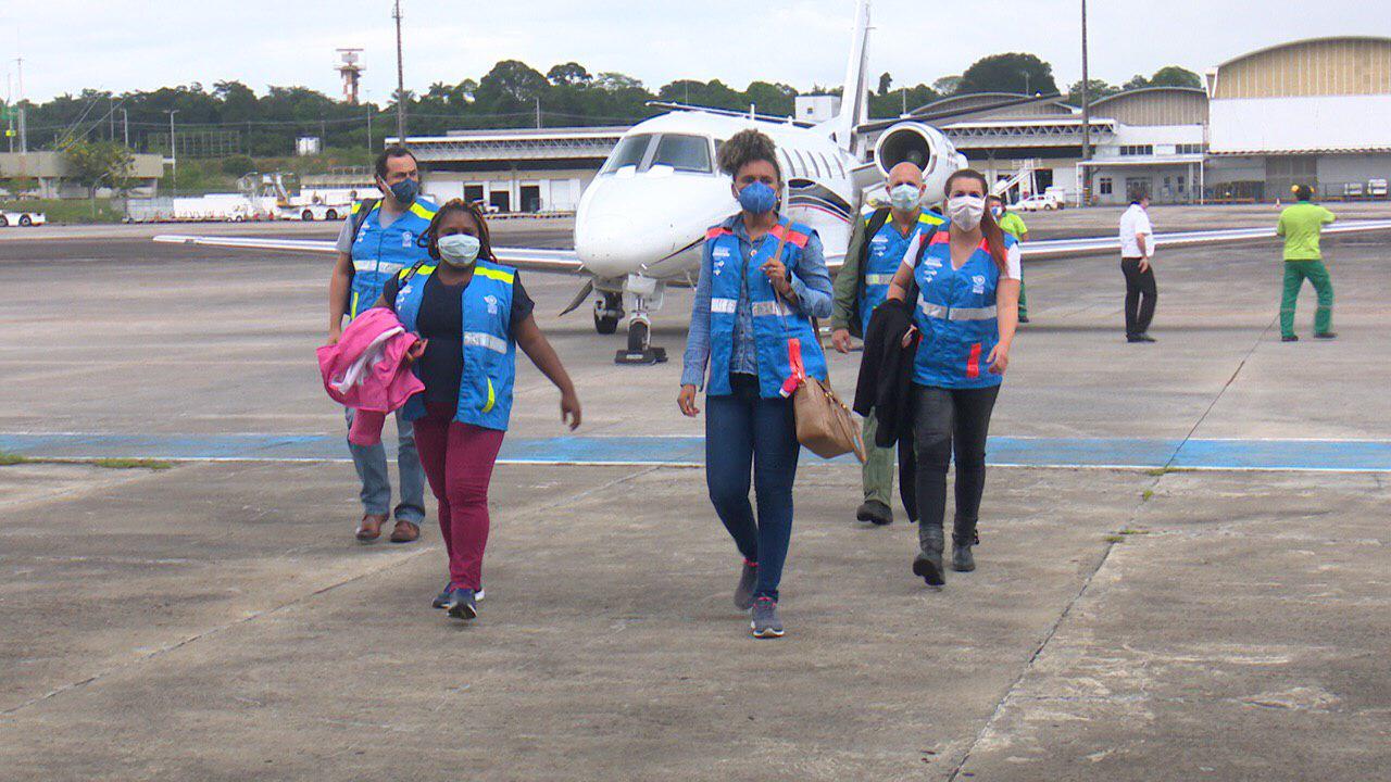 Amazonas recebe 16 profissionais da saúde enviados pelo Governo Federal para atuar no combate ao Covid-19 em Manaus