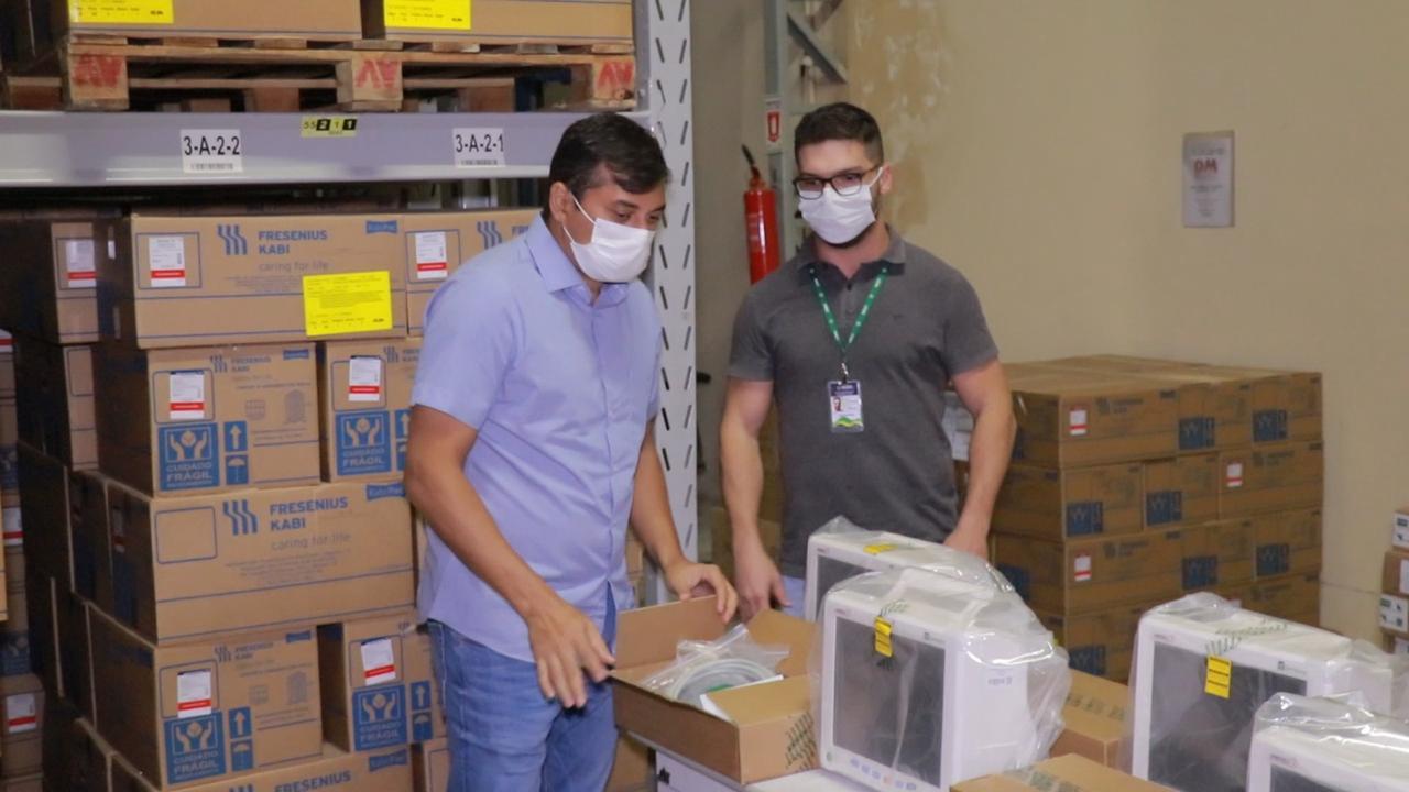 Governador Wilson Lima encaminha 20 monitores para hospital de campanha da Prefeitura de Manaus