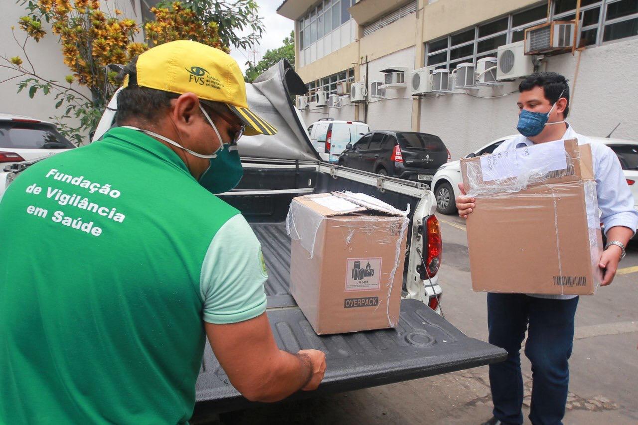 Tablets doados por empresa do Polo Industrial de Manaus vão ajudar FVS e unidades de saúde no monitoramento da Covid-19
