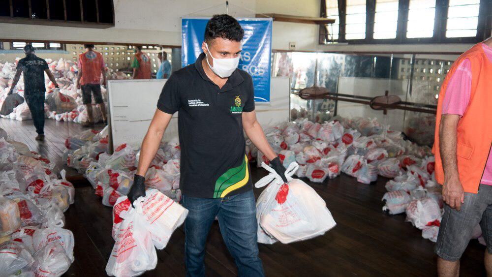 Parceria entre a Sejusc e Unicef vai doar kits de higiene para mais de 3 mil idosos em Manaus