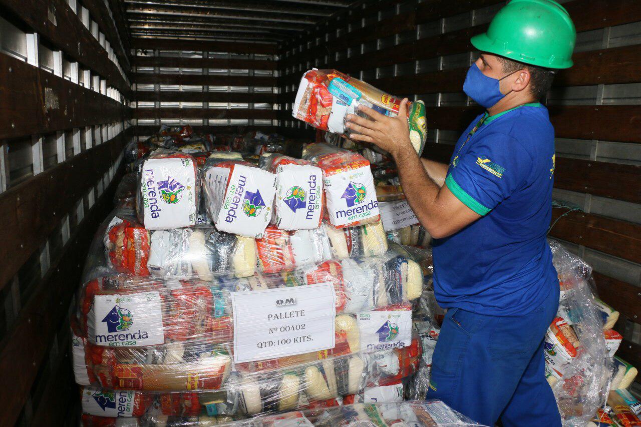 Mais de 18 mil kits do ‘Merenda em Casa’ serão enviados a municípios da calha do rio Madeira