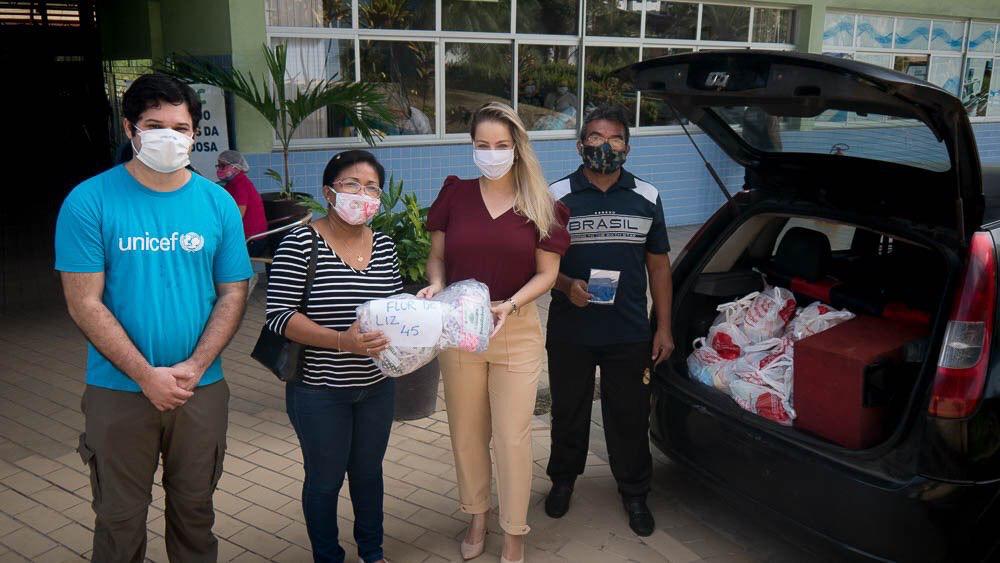 Kits de higiene doados pelo Unicef são entregues para 50 grupos de idosos cadastrados na Sejusc