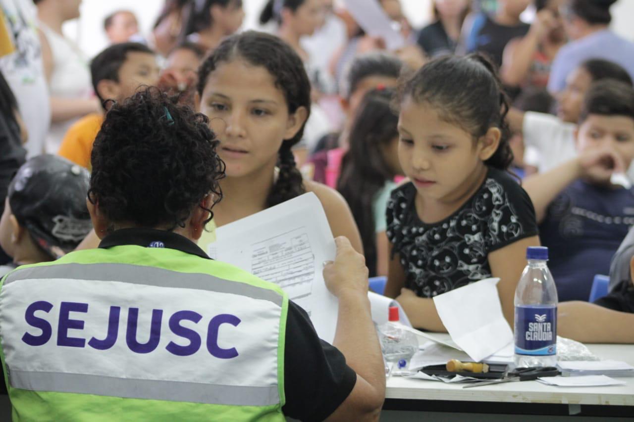 Sejusc realiza ação de cidadania com emissão de documentos na quarta edição do ‘Muda Manaus’