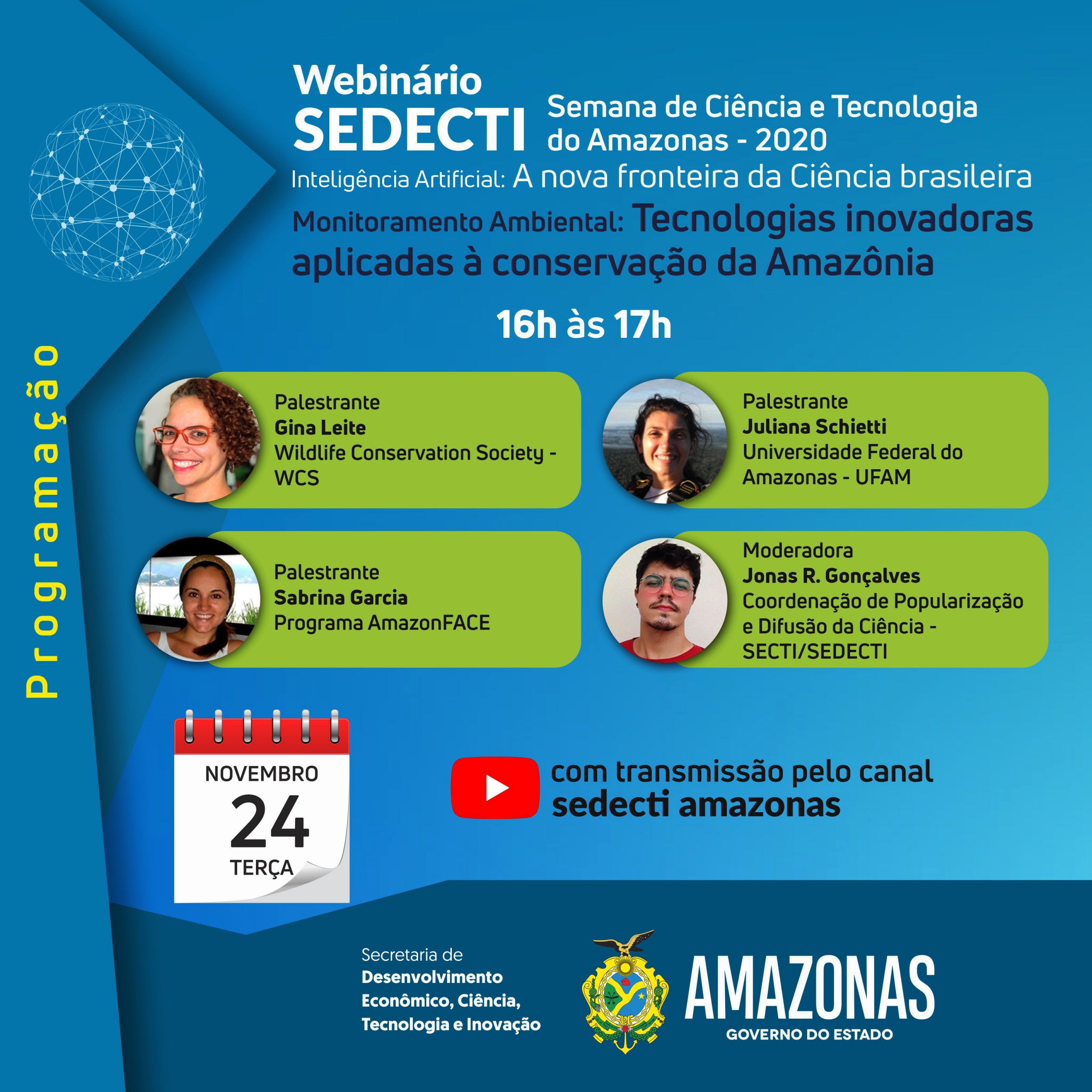Tecnologias aplicadas ao monitoramento ambiental na conservação da Amazônia abrem segundo painel da SCT do AM