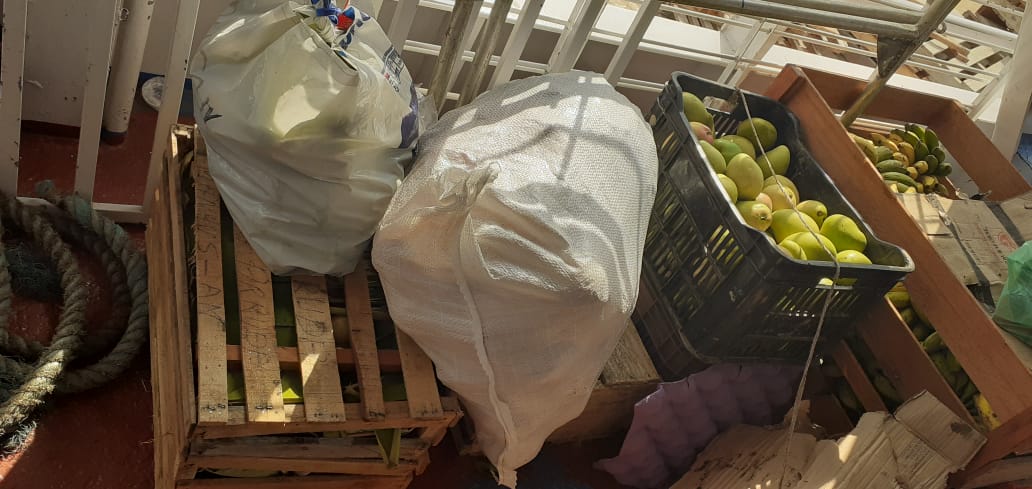 Em Parintins, Adaf apreende 80 quilos de manga em embarcação