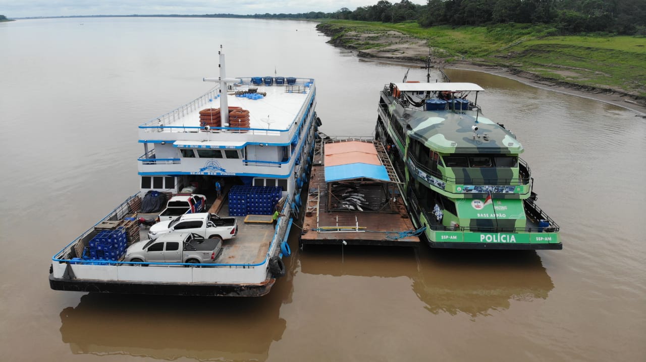 Base Arpão apreende cinco toneladas de pirarucu ilegal em Coari
