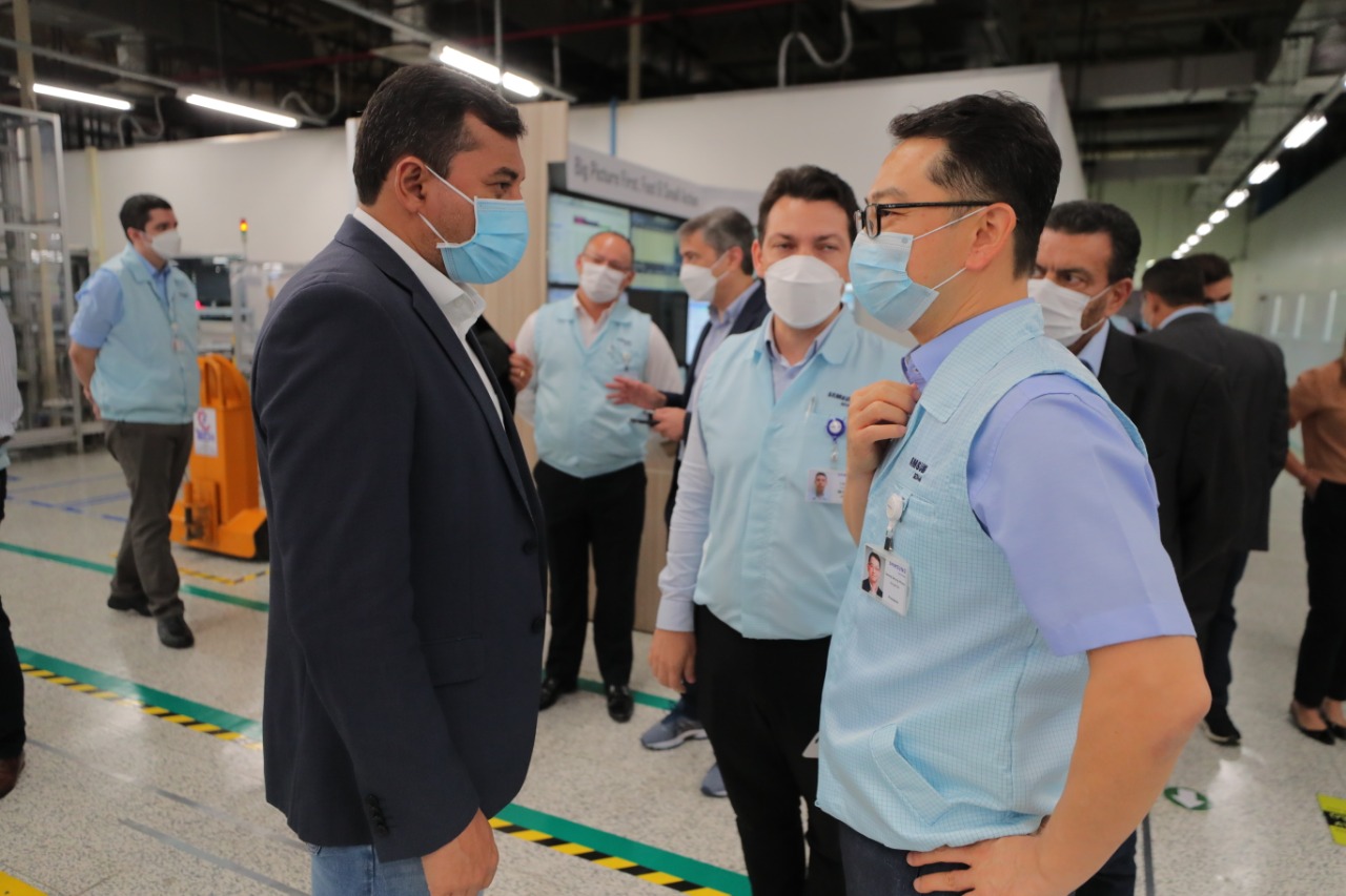 Em visita à fábrica no PIM, Wilson Lima destaca que Estado trabalha para criar ambiente favorável a investimentos