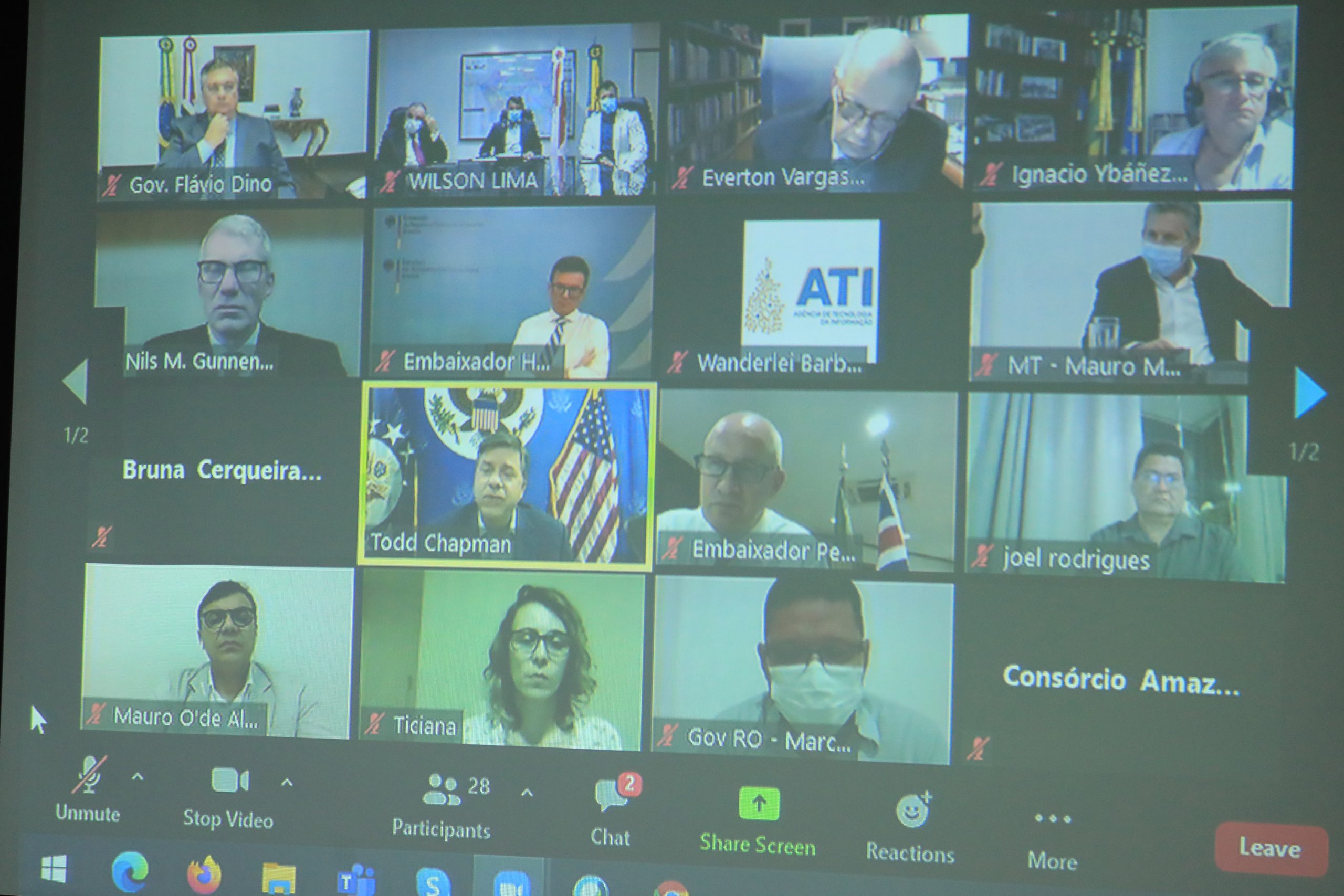 Wilson Lima destaca ações do Amazonas no combate às mudanças climáticas