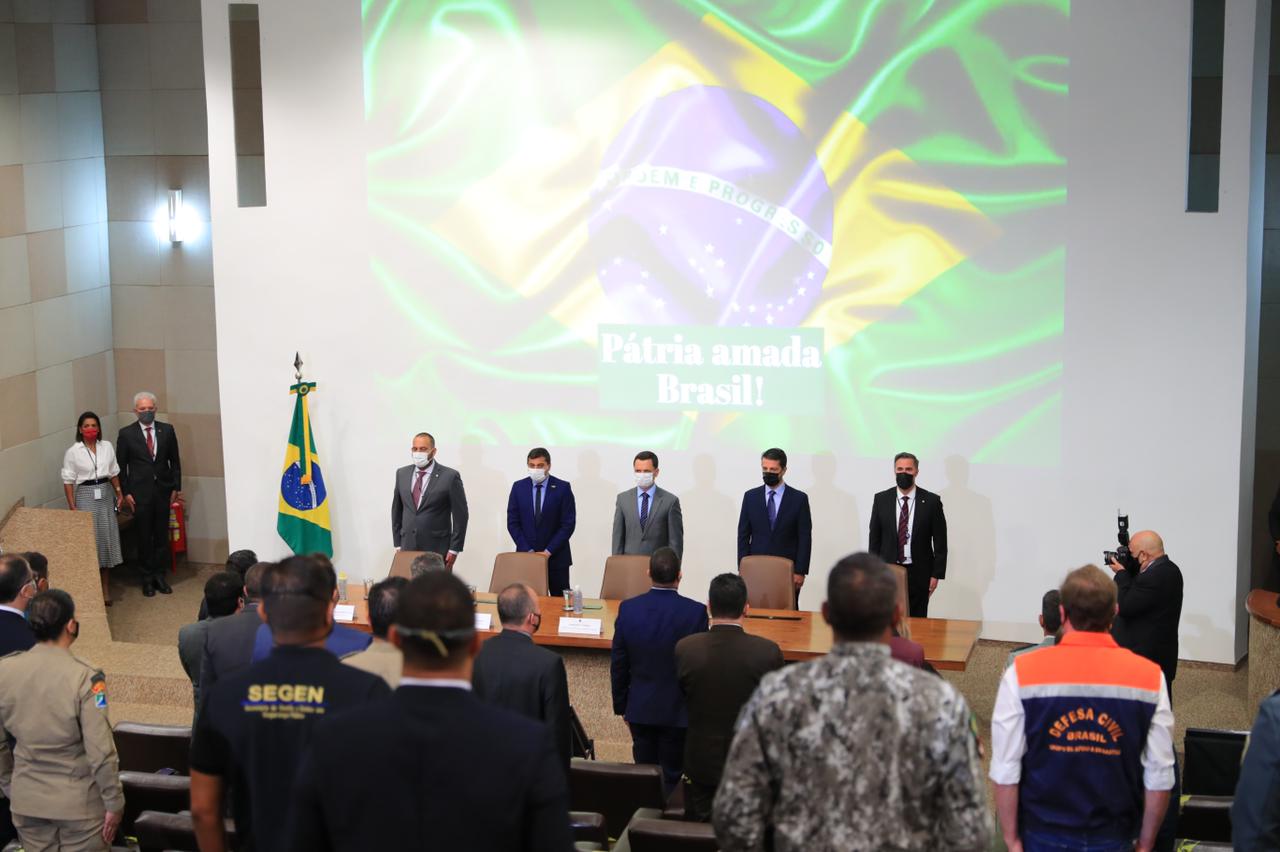 Wilson Lima participa do lançamento do ‘Guardiões do Bioma’ para repressão ao desmatamento ilegal