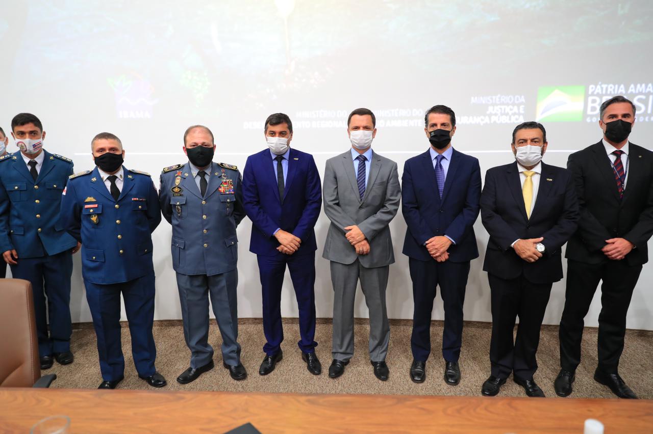 Wilson Lima participa do lançamento do ‘Guardiões do Bioma’ para repressão ao desmatamento ilegal