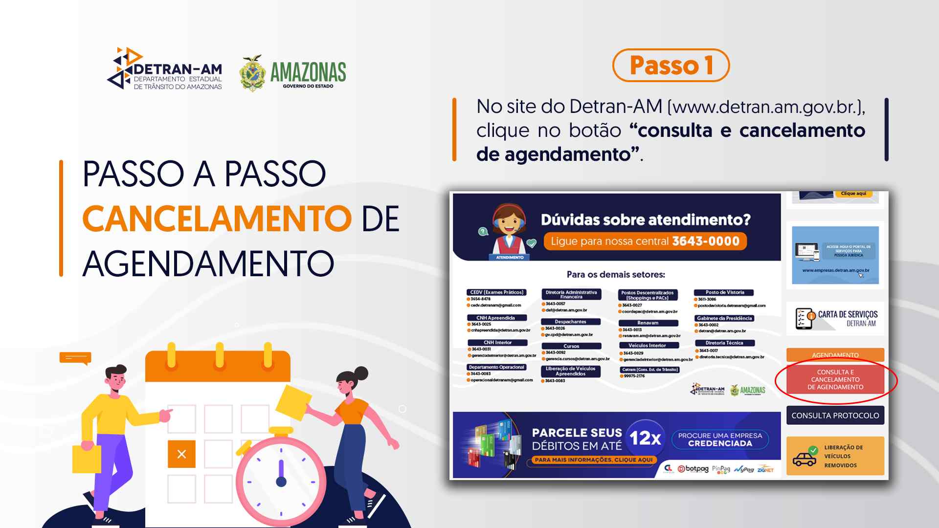 Usuários faltosos prejudicam atendimento de CNH no Detran-AM