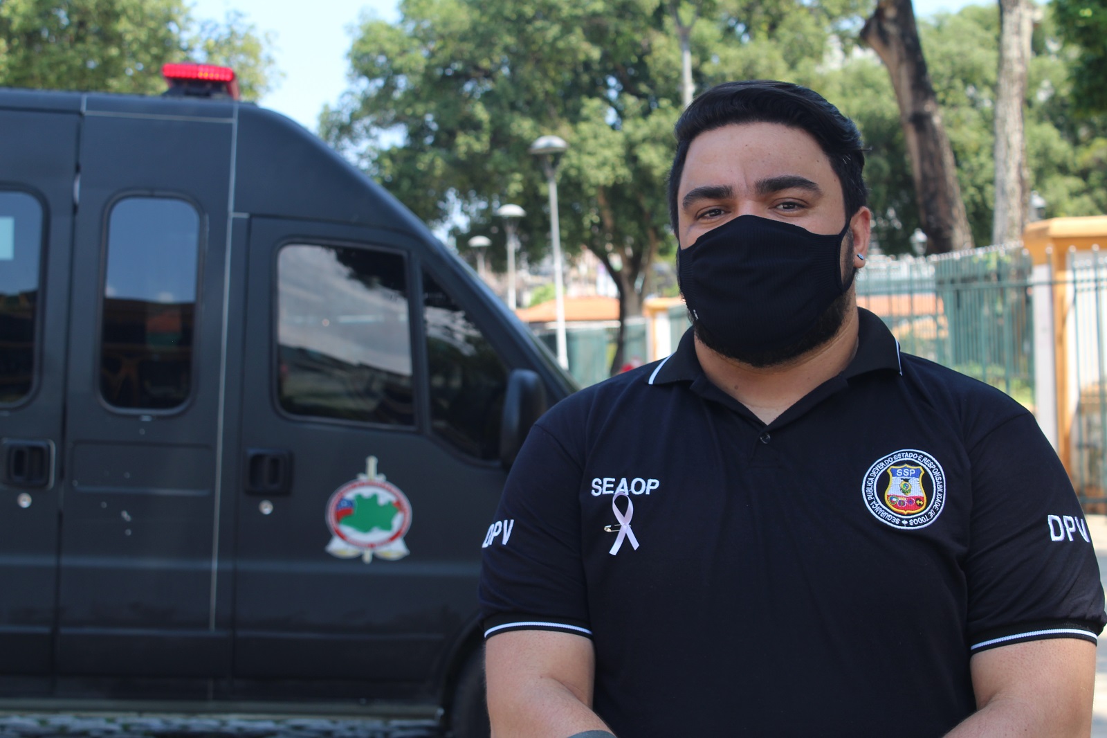 SSP-AM realiza ação em alusão ao Agosto Lilás, na zona sul