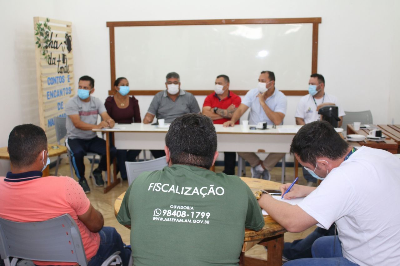 Governo do Amazonas, por meio da Arsepam, anuncia em reunião que vai instalar posto de fiscalização em Manacapuru