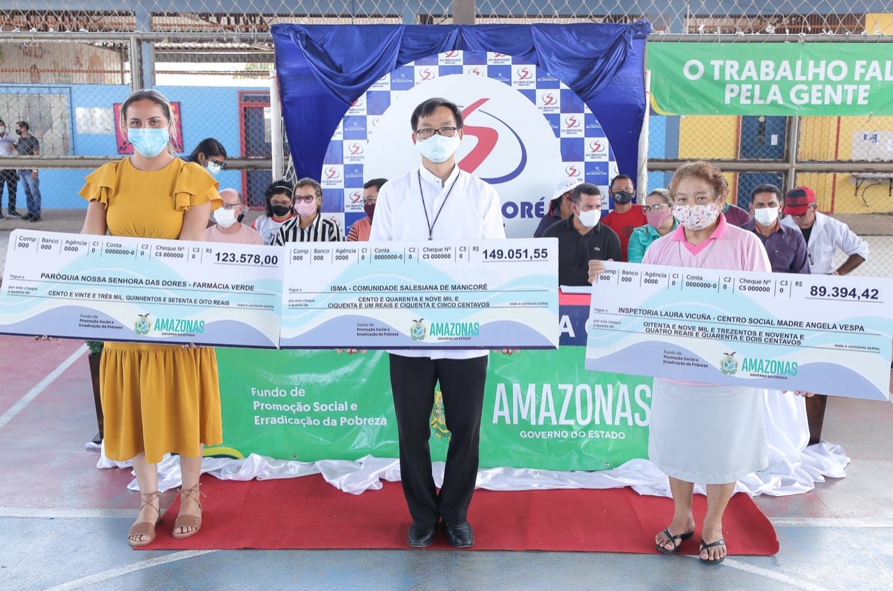 Governo do Amazonas entrega mais de R$ 950 mil em fomento para os setores primário e social de Manicoré