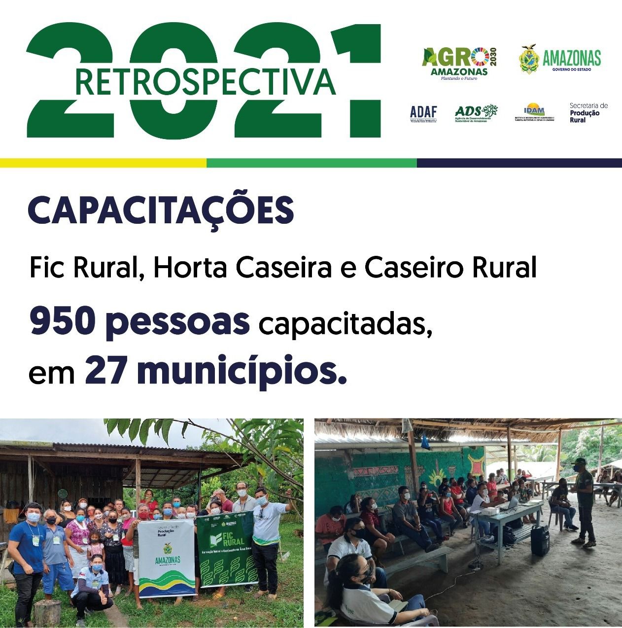 Governo do Amazonas capacitou mais de 950 produtores rurais em 2021