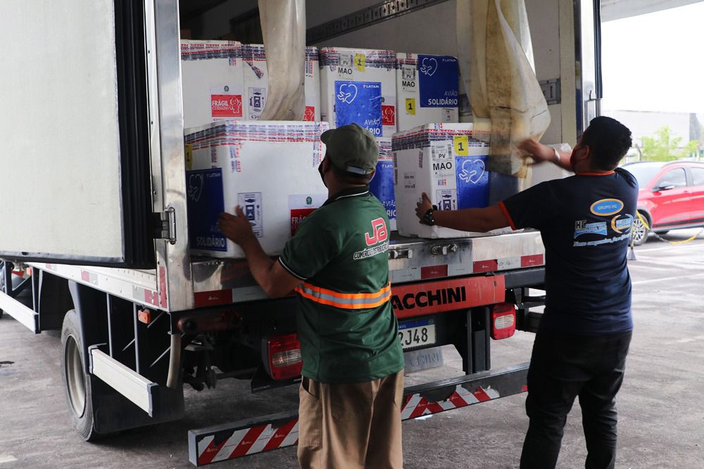 Amazonas recebeu mais de 109 mil doses de vacina contra Covid-19, nesta terça-feira (15/02)
