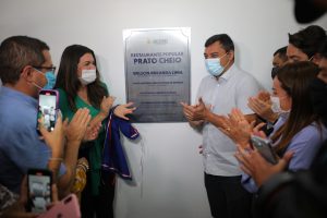 Governador Wilson Lima reinaugura Prato Cheio do bairro Compensa revitalizado, nesta segunda-feira