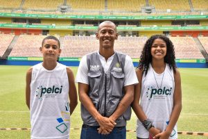 Projeto do Governo realiza sonho de alunos do Pelci em conhecerem a Arena da Amazônia