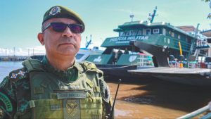 Agentes que atuam na operação Hórus reforçam policiamento em Parintins durante Festival Folclórico