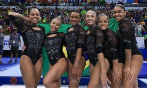 Brasil bate EUA pela 1ª vez e é ouro no Pan de ginástica