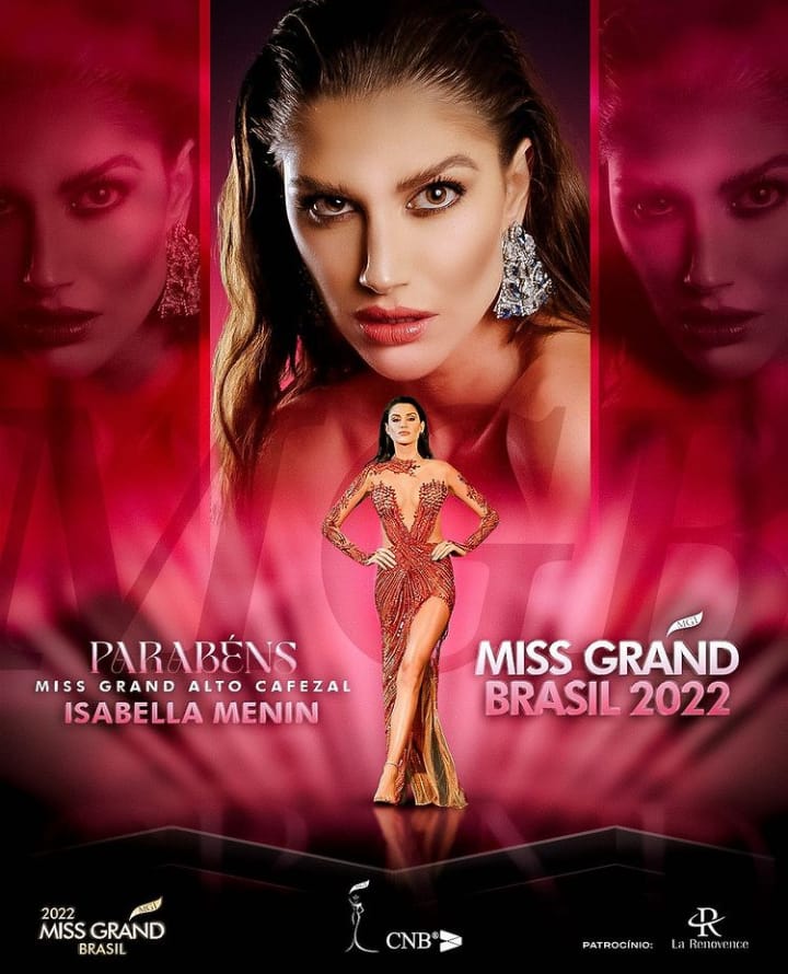 Isabella Menin Miss Alto Cafezal é coroada Miss Grand Brasil 2022