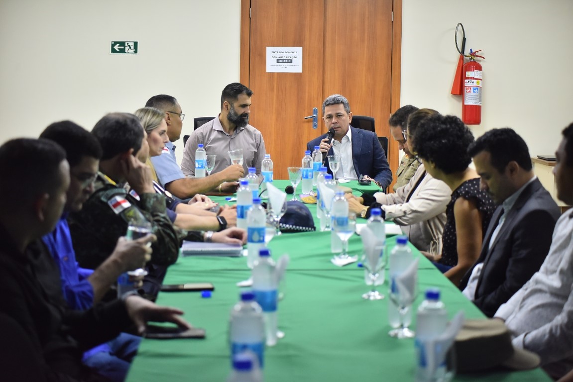 Vice-governador discute ações contra desmatamento e queimadas em reunião na Sema