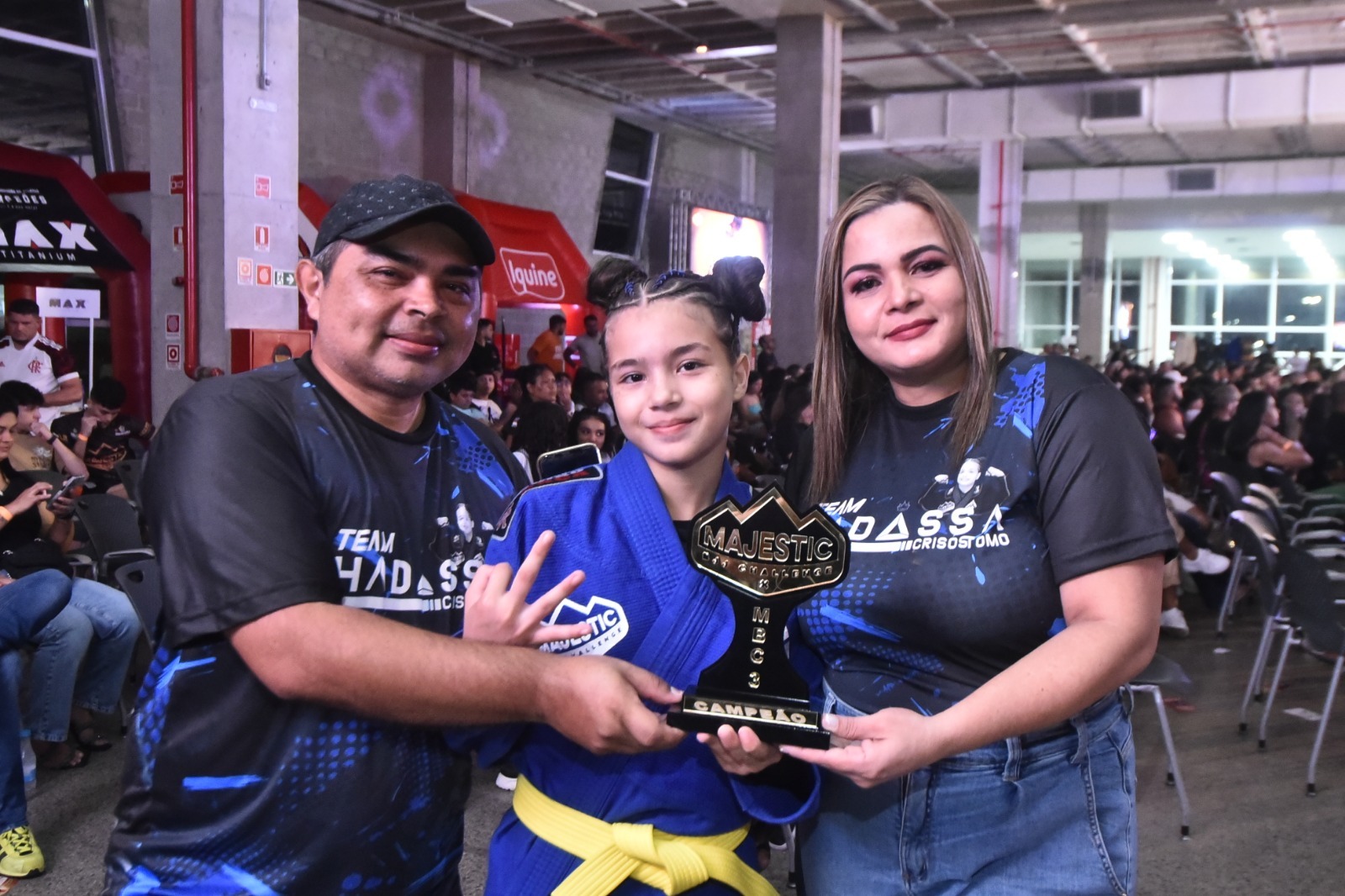 Amazonense Mica Galvão mantém cinturão de campeão no MajesticBjj 3