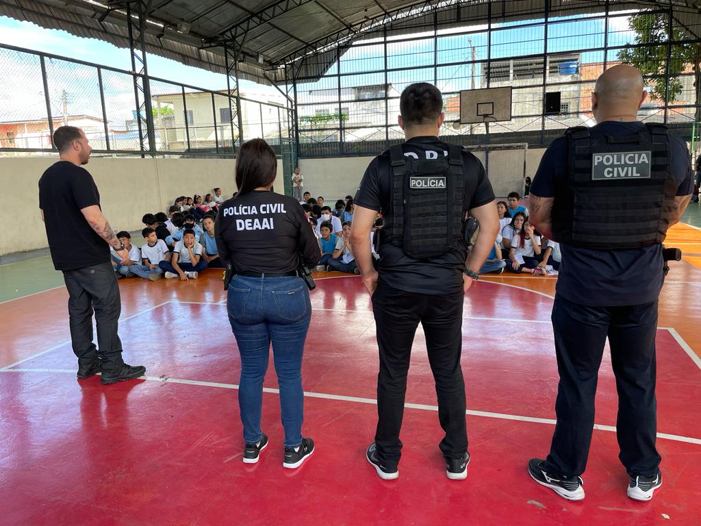 PC-AM realiza Operação Anjo da Guarda voltada a conscientização sobre segurança nas escolas
