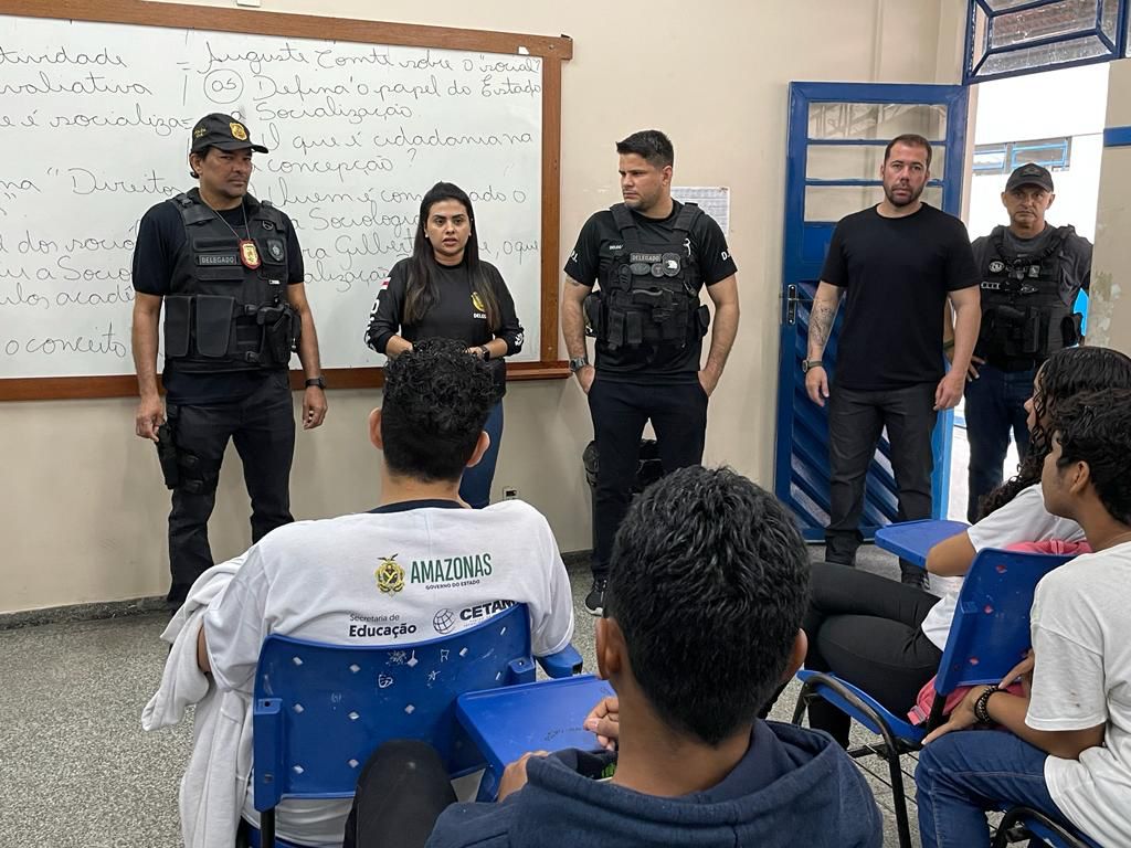 PC-AM realiza Operação Anjo da Guarda voltada a conscientização sobre segurança nas escolas