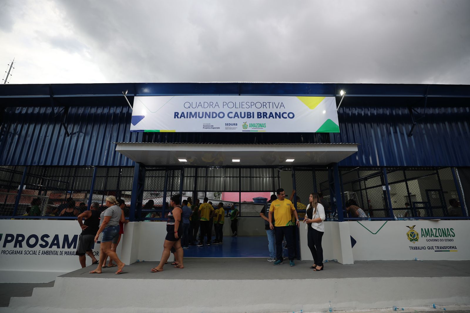 Governador Wilson Lima entrega novo espaço de lazer e esportes do bairro São Jorge, em Manaus