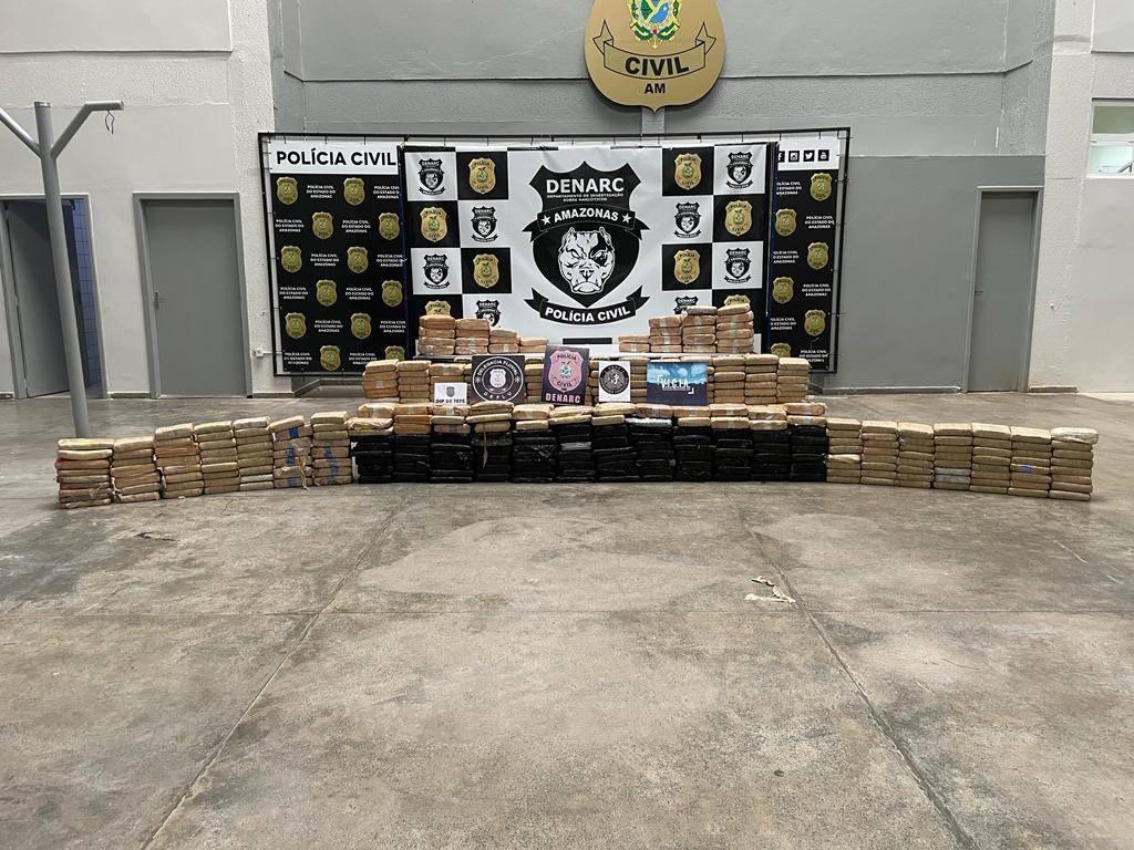 Polícia Civil do Amazonas apreende mais de 7 toneladas de drogas no primeiro semestre deste ano