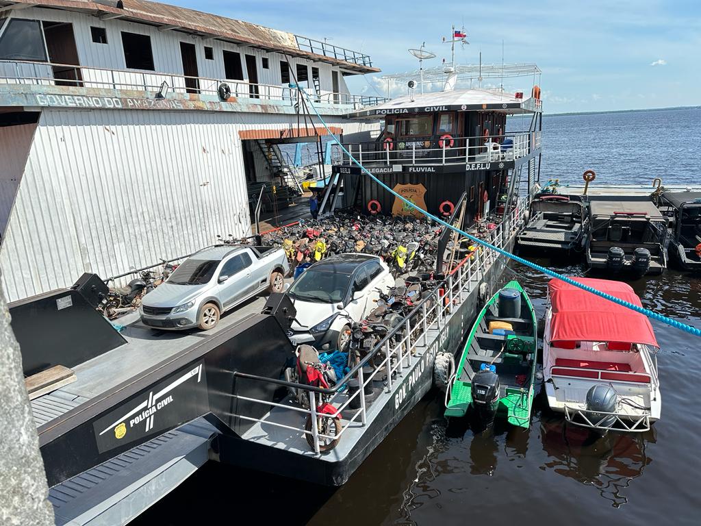 Polícias Civil do Amazonas e Pará deflagram Operação e recuperam 83 veículos oriundos de roubos e furtos