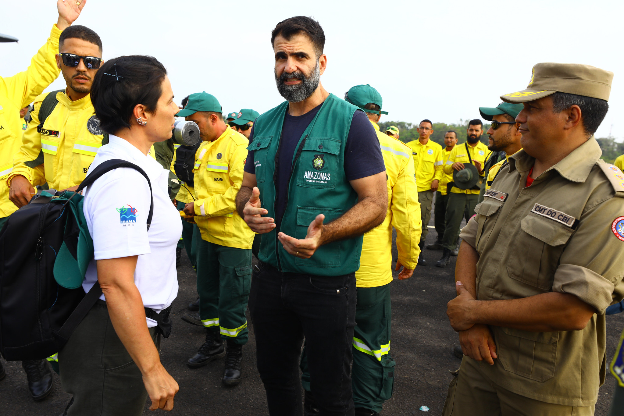 Governo do Amazonas recebe mais 94 brigadistas do Ibama para apoiar no combate às queimadas