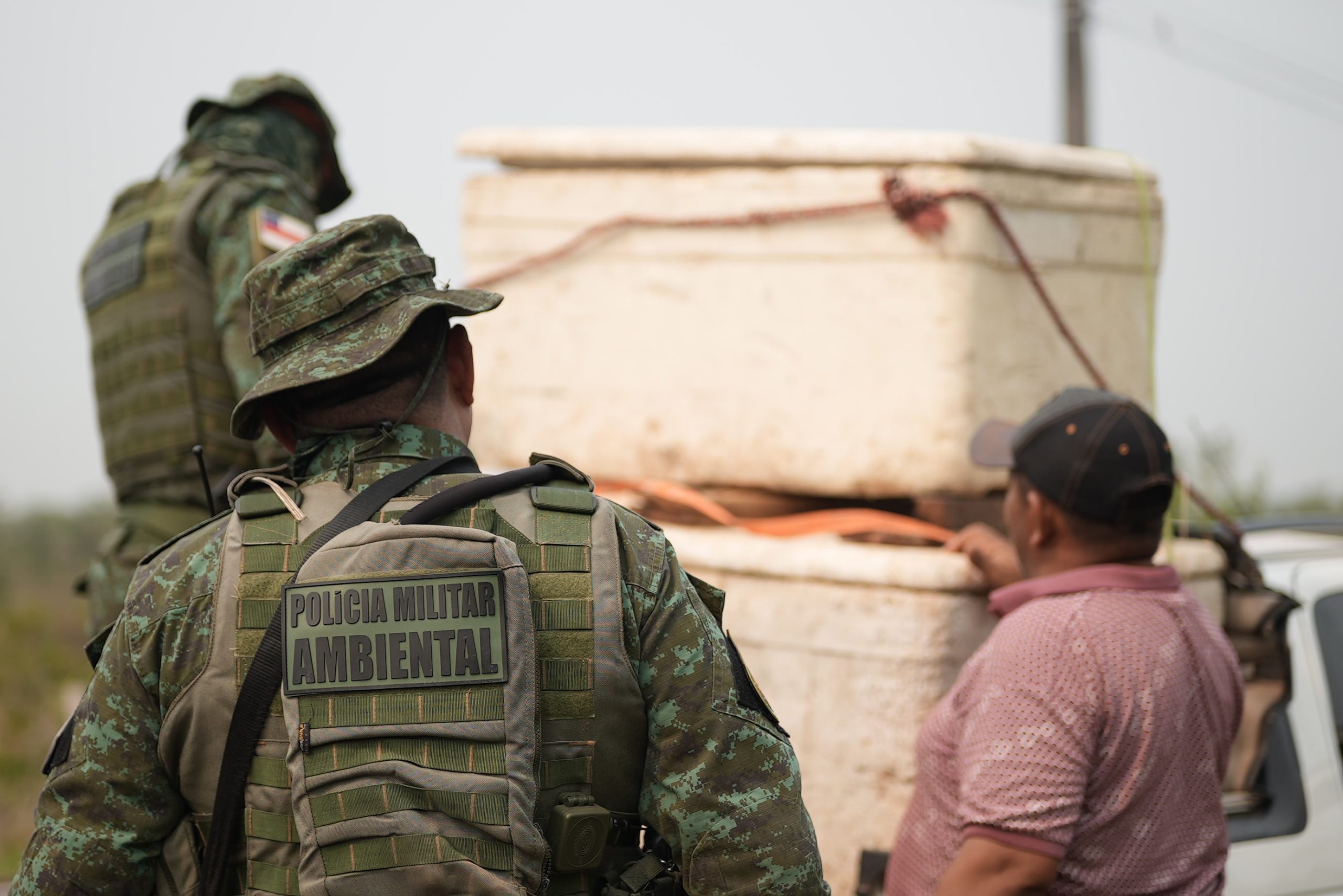 Os flagrantes e detenções foram registrados em Manaus, Careiro Castanho, Autazes e Rio Preto da EvaA Polícia Militar do Amazonas (PMAM) conduziu, entre os dias 12 a 19 de outubro, 83 pessoas a delegacias pela prática de crimes ambientais na capital amazonense e Região Metropolitana de Manaus (RMM). As ações fazem parte da força-tarefa do Governo do Amazonas para reforçar o combate à queimadas e desmatamento ilegais no estado.
Os flagrantes e detenções foram registrados em Manaus, Careiro Castanho, Autazes e Rio Preto da Eva, por meio dos efetivos do Batalhão de Policiamento Ambiental (BPAmb), Rondas Ostensivas Cândido Mariano (Rocam) e Força Tática.
Segundo o comandante-geral da PMAM, coronel Klinger Paiva, as equipes policiais estão empregadas em regiões onde foram registradas maior incidência de focos de incêndio. “Reforçamos o policiamento nos municípios mais afetados, para dar apoio ao efetivo que já atua nestas áreas. Conseguimos inibir ações criminosas e realizamos o flagrante de mais de 80 pessoas nesses locais. Vamos continuar atuando fortemente no combate a ilícitos ambientais”, afirmo.
Além dos registros de flagrante e condução de suspeitos para as delegacias, a PMAM apreendeu materiais usados para desmatar áreas verdes, como motosserras, facões, retroescavadeiras, além de armas de fogo como espingardas, armas de fabricação caseira e munições.
Força-Tarefa
No dia 11 de outubro, o governador Wilson Lima deu o start no reforço das fiscalizações aos crimes ambientais na região do município de Autazes (a 113 quilômetros da capital), com o envio de mais 64 agentes, entre policiais militares e técnicos do Ipaam, além de 16 viaturas e duas aeronaves.
O efetivo designado para Autazes é de policiais do Batalhão de Policiamento Ambiental (BPAmb) e das Rondas Ostensivas Cândido Mariano (Rocam). Além disso, a PMAM enviou reforço da Rocam e Força Tática para o município de Iranduba (distante 27 quilômetros de Manaus).