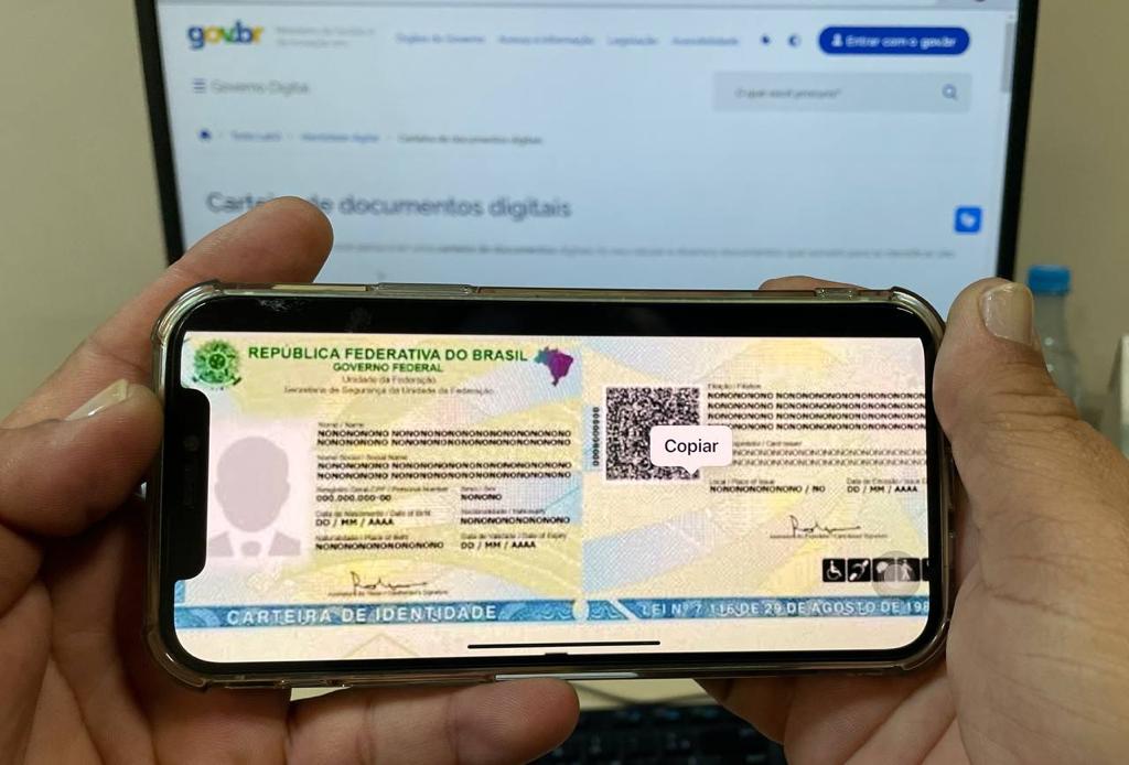 Digital: Cidadãos do Amazonas podem baixar a Carteira de Identidade Nacional por meio do aplicativo Gov.br