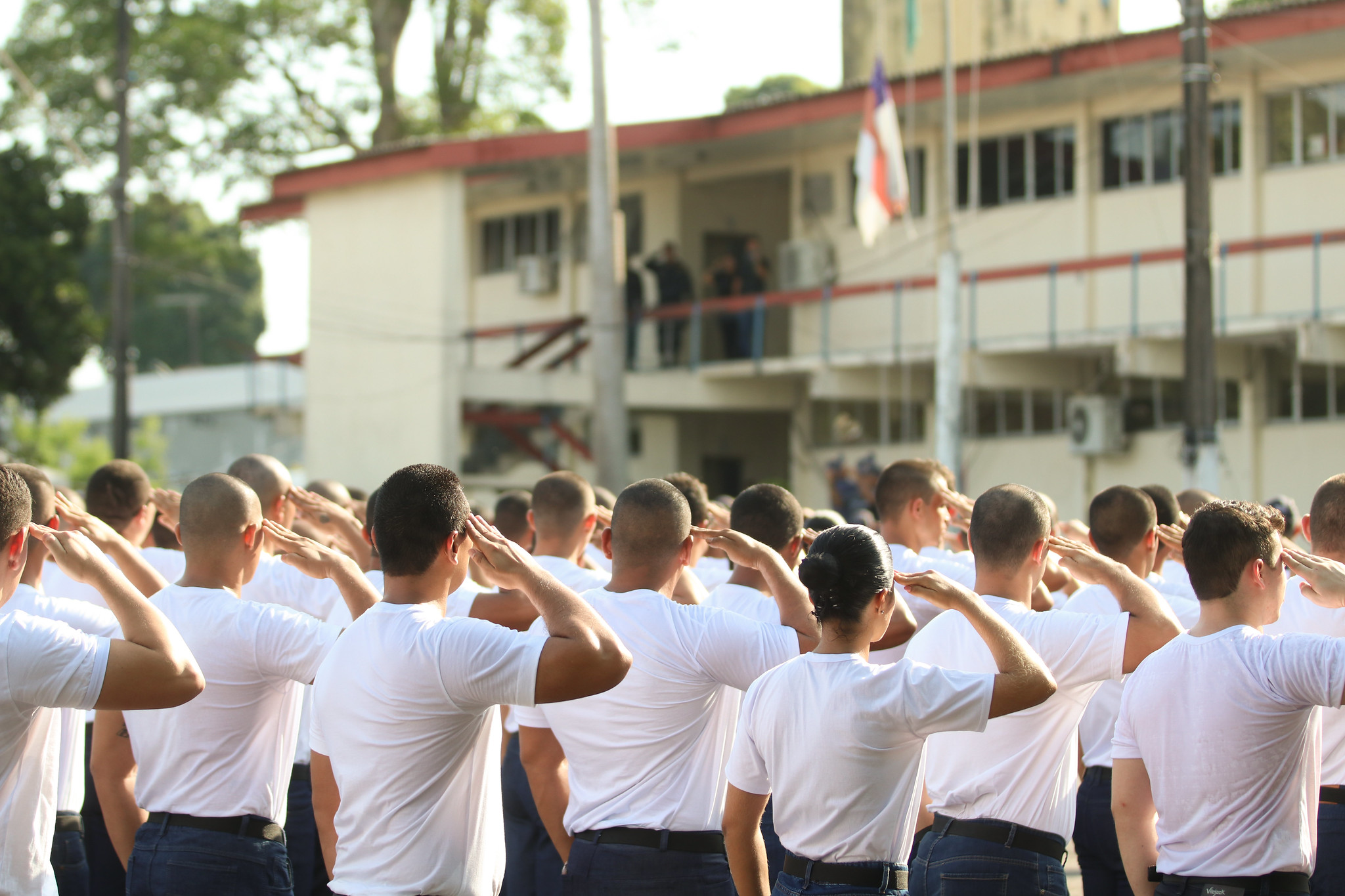 Aprovados em concurso da Polícia Militar se apresentam no Comando Geral para Curso de Formação de Oficiais e de Soldados