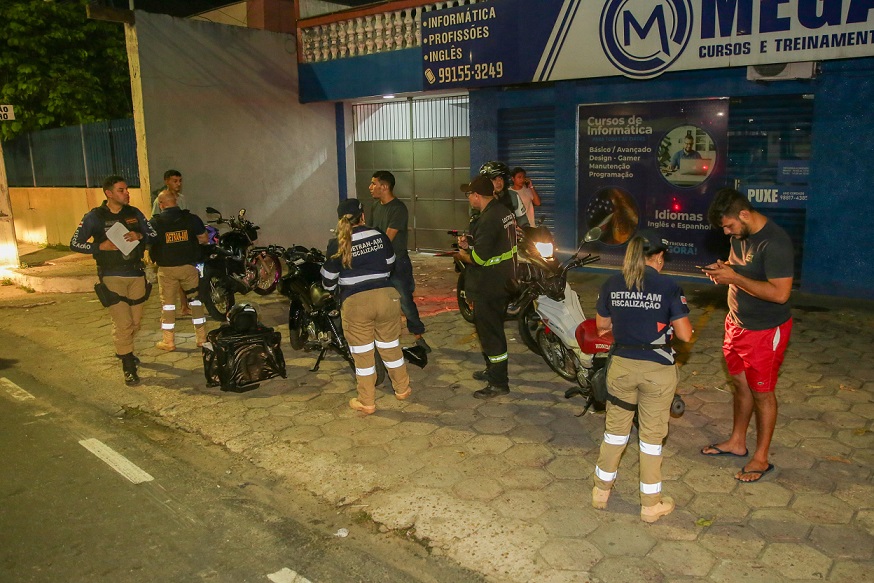 Detran Amazonas deflagra operação conjunta, recupera motos roubadas e reforça segurança no trânsito
