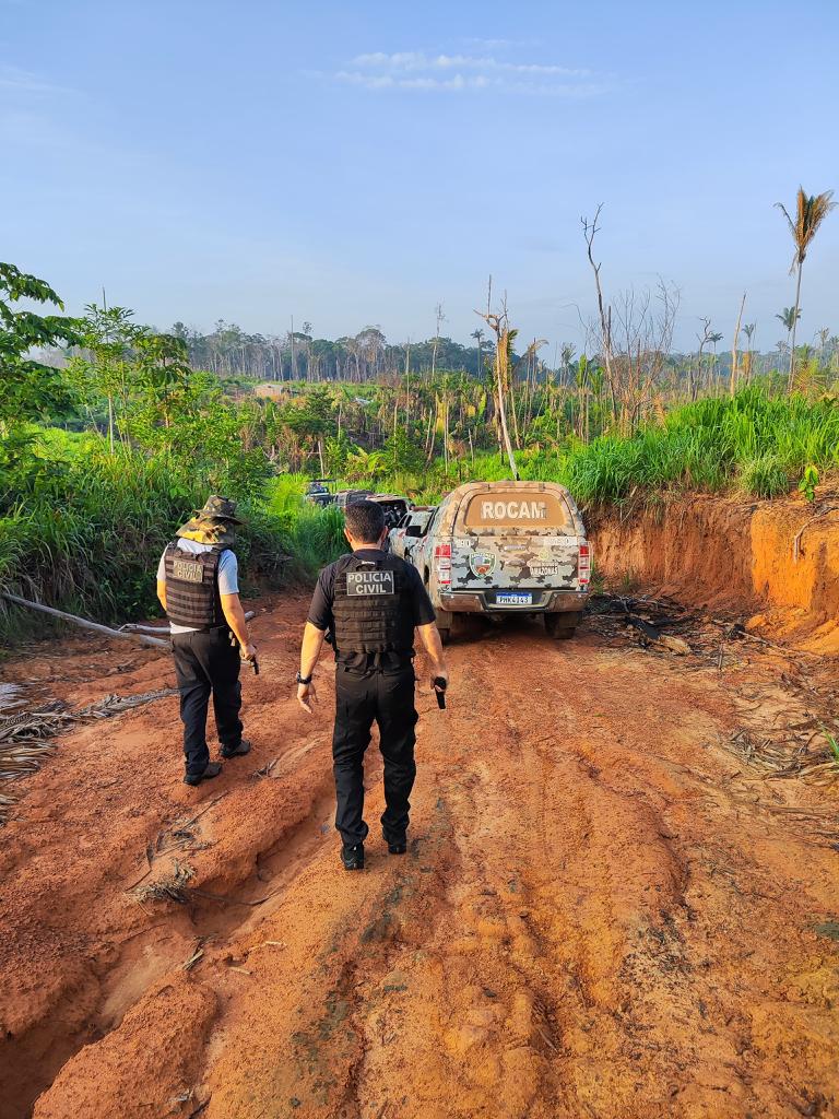 PC-AM, PMAM, Corpo de Bombeiros e DPTC deflagram Operação Terra Prometida em Humaitá