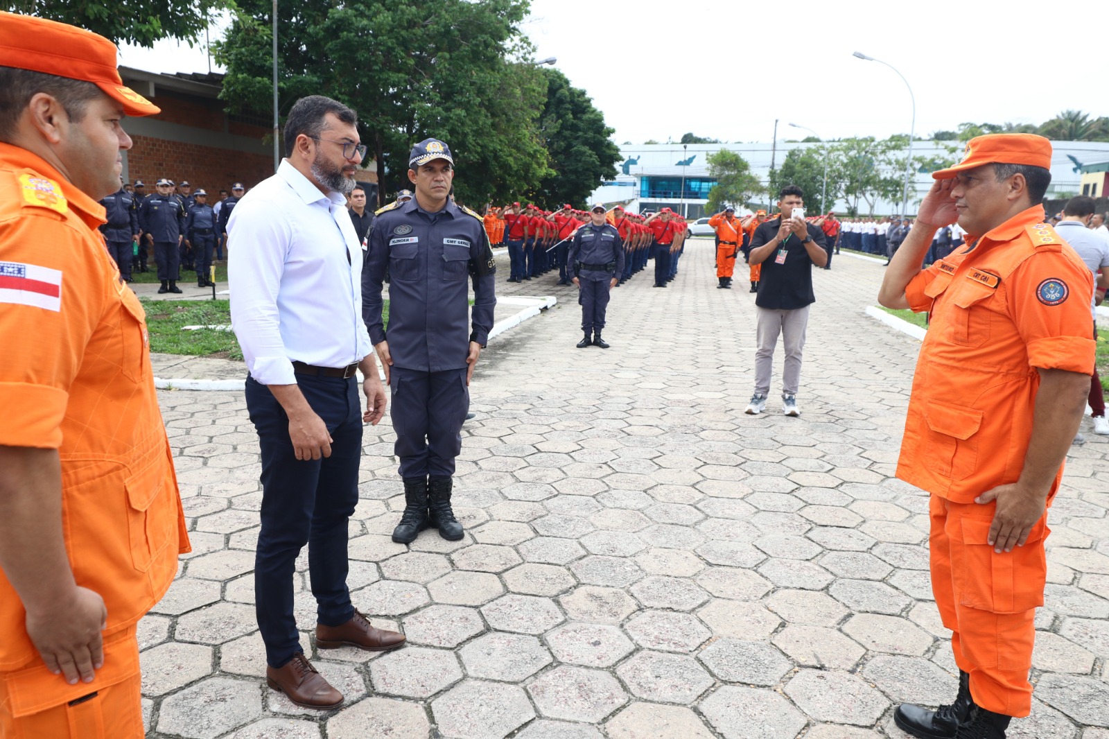 Wilson Lima destaca reforço em efetivo da segurança pública do Amazonas, ao visitar alunos em Curso de Formação