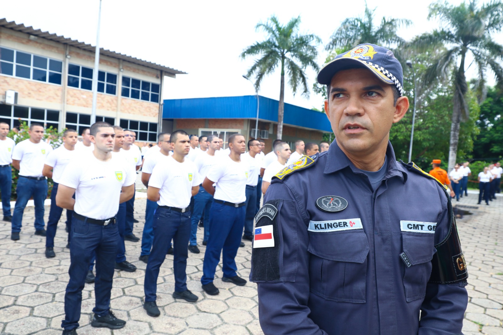 Wilson Lima destaca reforço em efetivo da segurança pública do Amazonas, ao visitar alunos em Curso de Formação