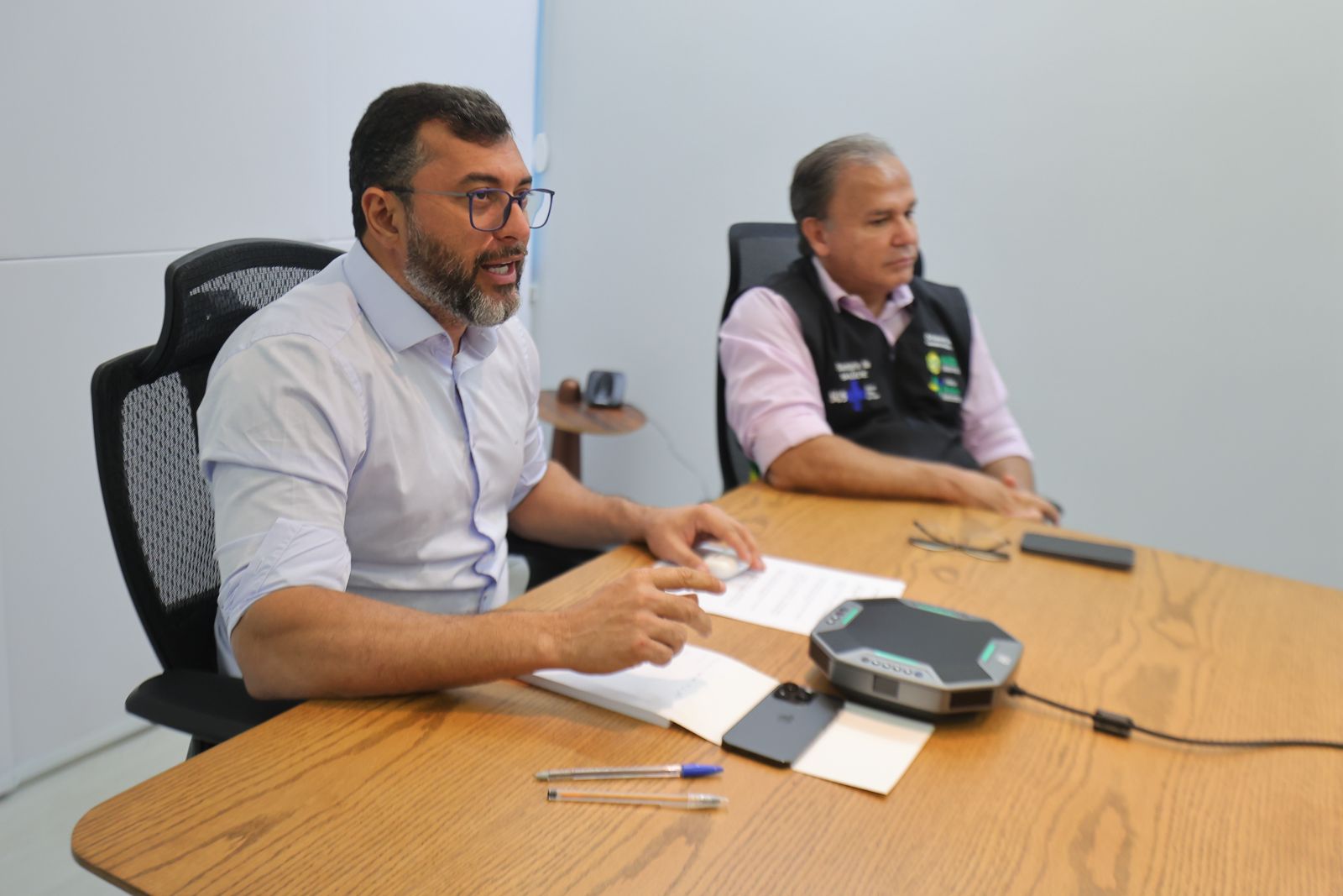 Wilson Lima participa de reunião com ministra da Saúde para apresentar cenário da dengue no Amazonas
