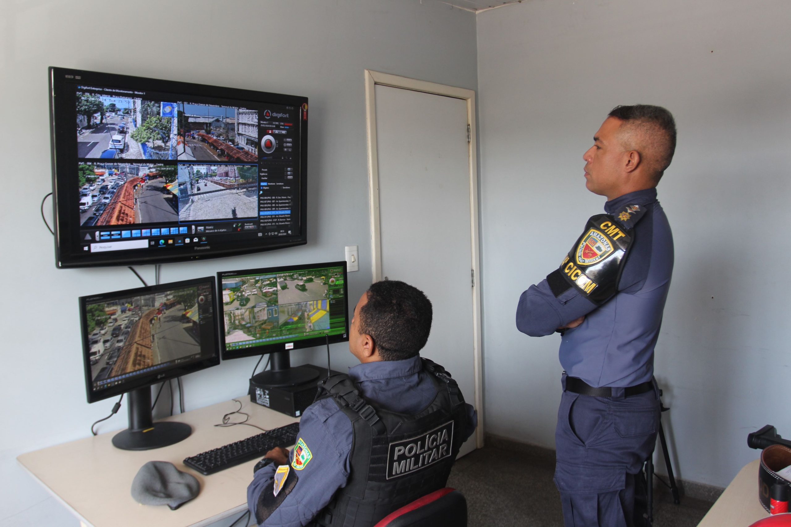 PMAM mantém policiamento reforçado no Centro de Manaus