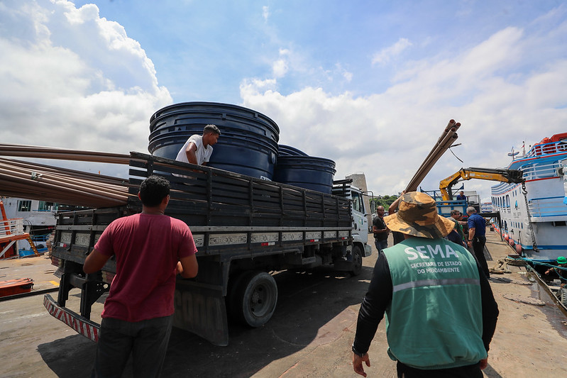 Unidades de Conservação recebem kits para garantir água potável durante estiagem 2024