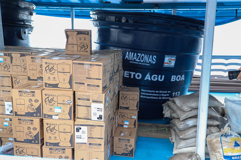 Unidades de Conservação recebem kits para garantir água potável durante estiagem 2024