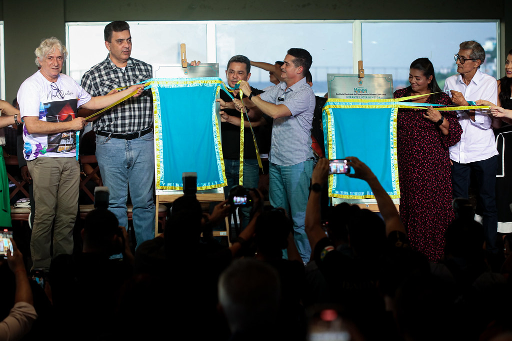 Inauguração do mirante Lúcia Almeida leva 9 mil pessoas ao Centro Histórico de Manaus