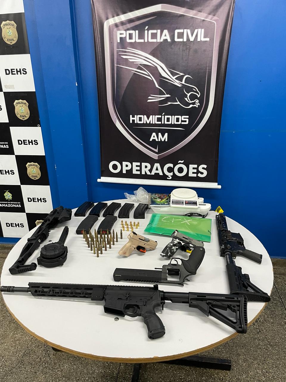 No primeiro trimestre deste ano, Polícia Civil prendeu 77 homicidas na capital amazonense